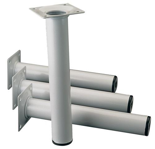 ELEMENT SYSTEM Möbelfuß weiß 30 mm H.600 mm Platte - 11100-00064