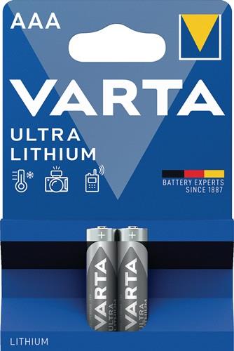 VARTA Batterie ULTRA Lithium 1,5 V AAA Micro 1100 mAh - 06103 301 402