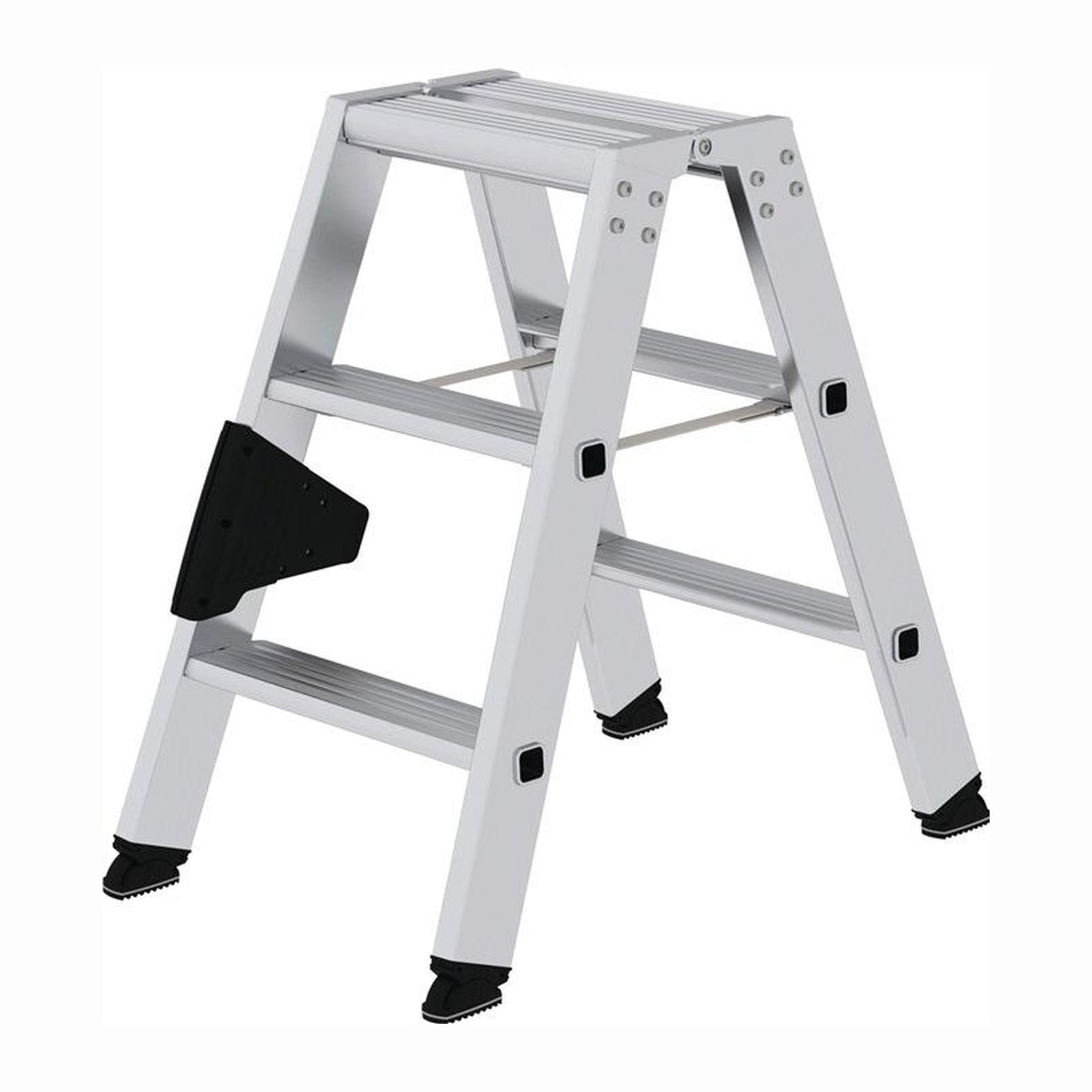 Günzburger Steigtechnik Stufen-Stehleiter beidseitig begehbar