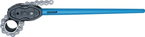 GEDORE Kettenrohrzange 122 Gesamt-L.1600mm Spann-W.60-324mm f.Rohre 2-12 Zoll - 4548420