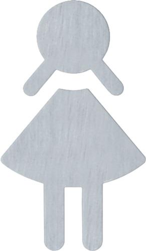 HEWI Symbol Frau 710XA.150.2 VA Farb-Nr.XA B.87mm H.150mm S.1,5mm - 710XA.150.2