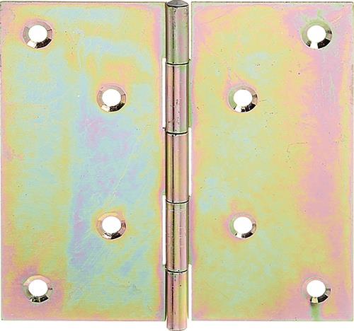 GAH Alberts Scharnier H.100 mm B.100 mm S.1,2 mm STA galv.gelb verz.quad - 346027