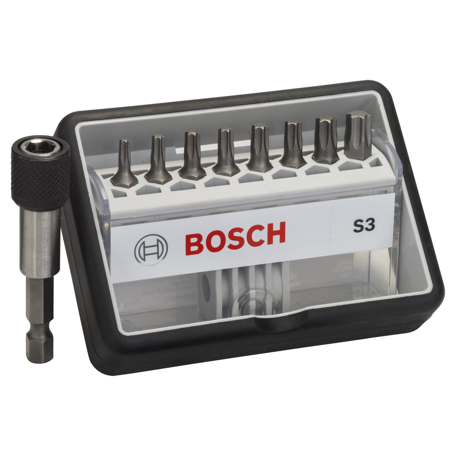 Bosch Schrauberbit-Set Robust Line S Extra Hard 8+1tlg. 25 mm T - 2607002562