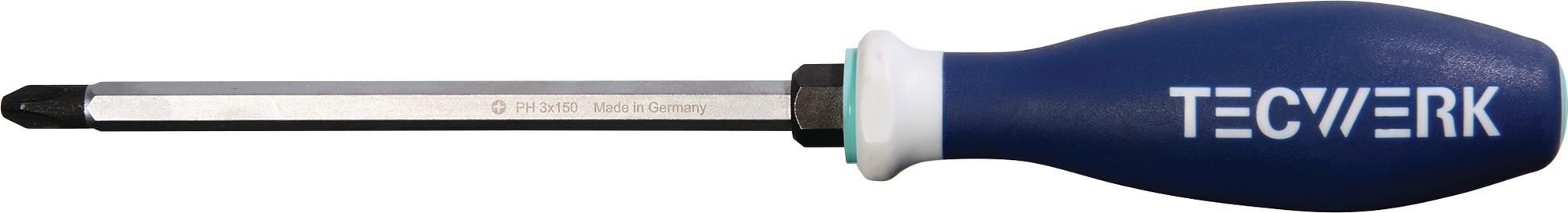 Schraubendreher Gr.PH 3 Klingen-L.150mm 3K-Griff 6KT Kl./Ans.TECWERK