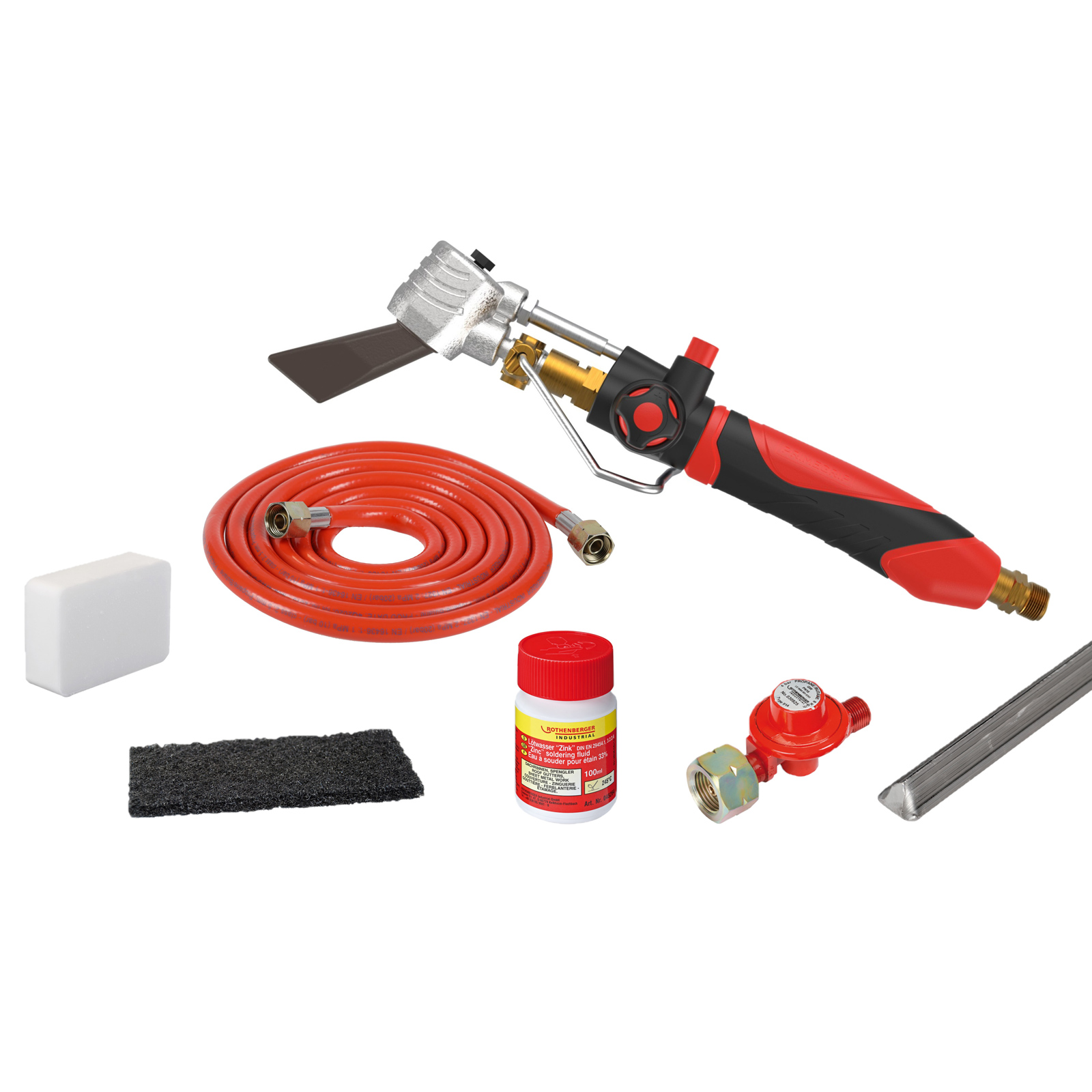 ROTHENBERGER Industrial 11 teiliges Dachrinnen Kupferlötkolben PREMIUM Set - 1500005562