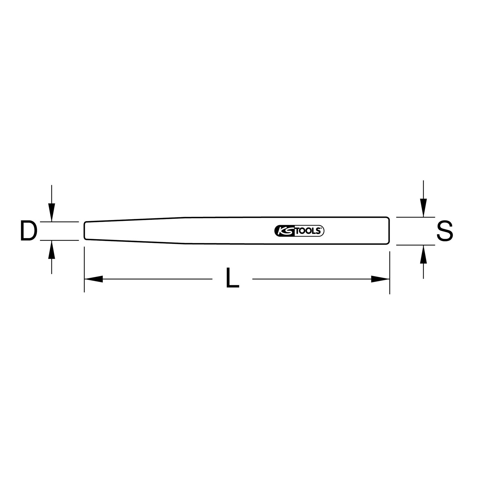 KS TOOLS BRONZEplus Montagedorn 16 mm  - 963.2589