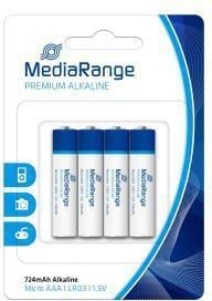 MediaRange Batterie MRBAT101 Micro AAA LR03 1,5V 4St.