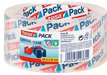 tesa Packband tesapack Crystal Clear 57807-00000 kristall-klar