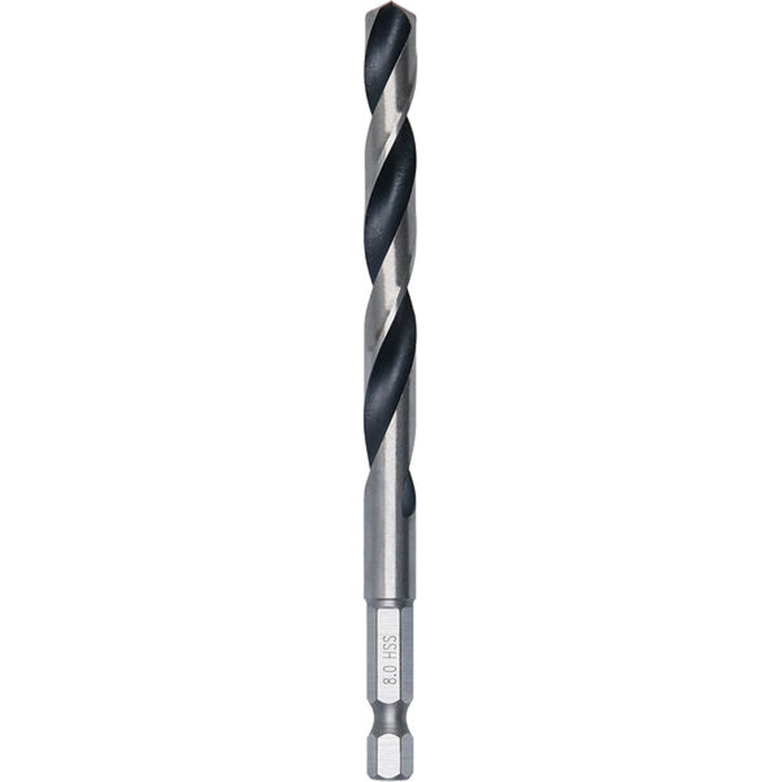 Bosch Metal HSS Spiralbohrer 8 x 75 x 117 mm HEX 1/4 Schaft - 2608577879