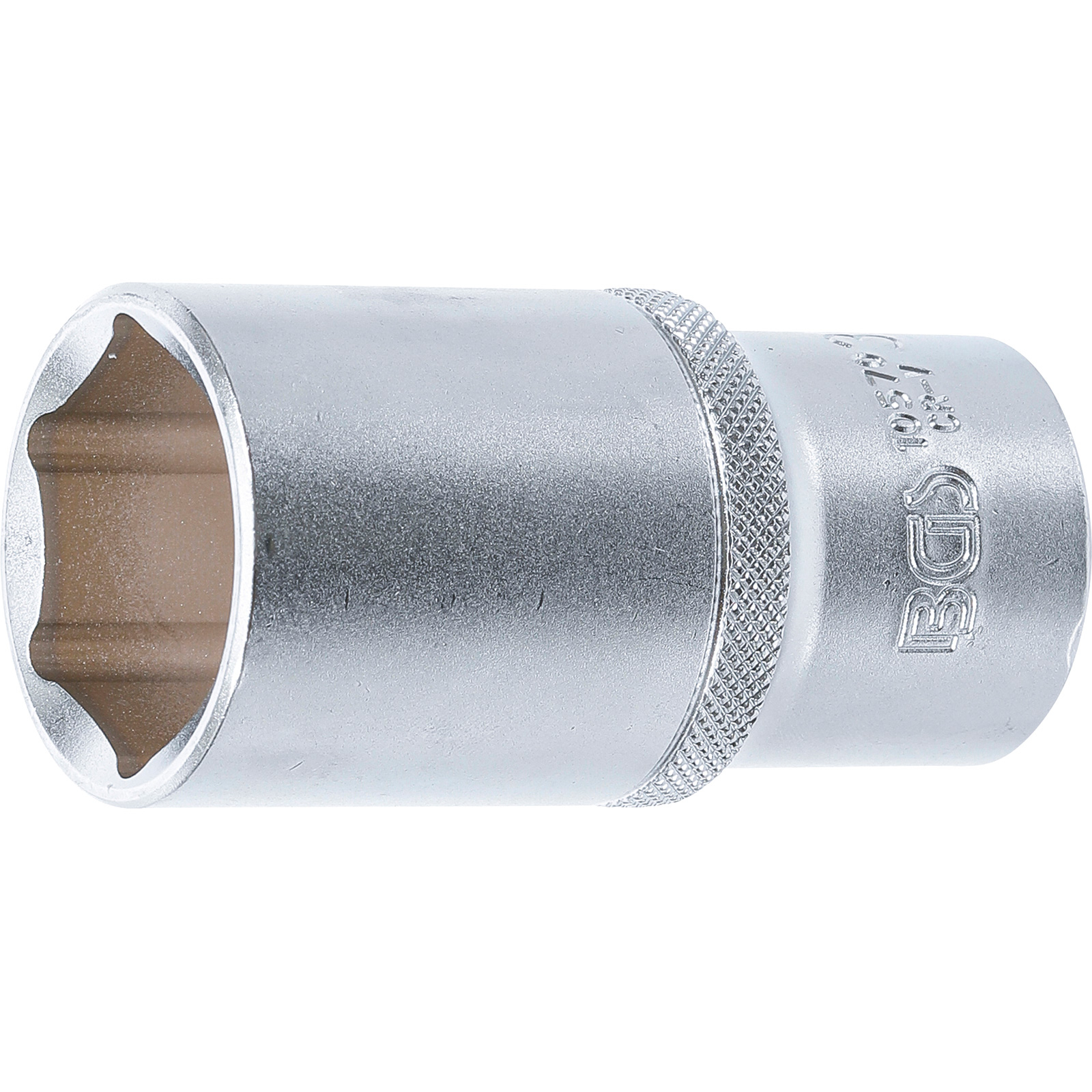 BGS Steckschlüssel-Einsatz Sechskant tief Antrieb Innenvierkant 12,5 mm (1/2") SW 30 mm - 10570