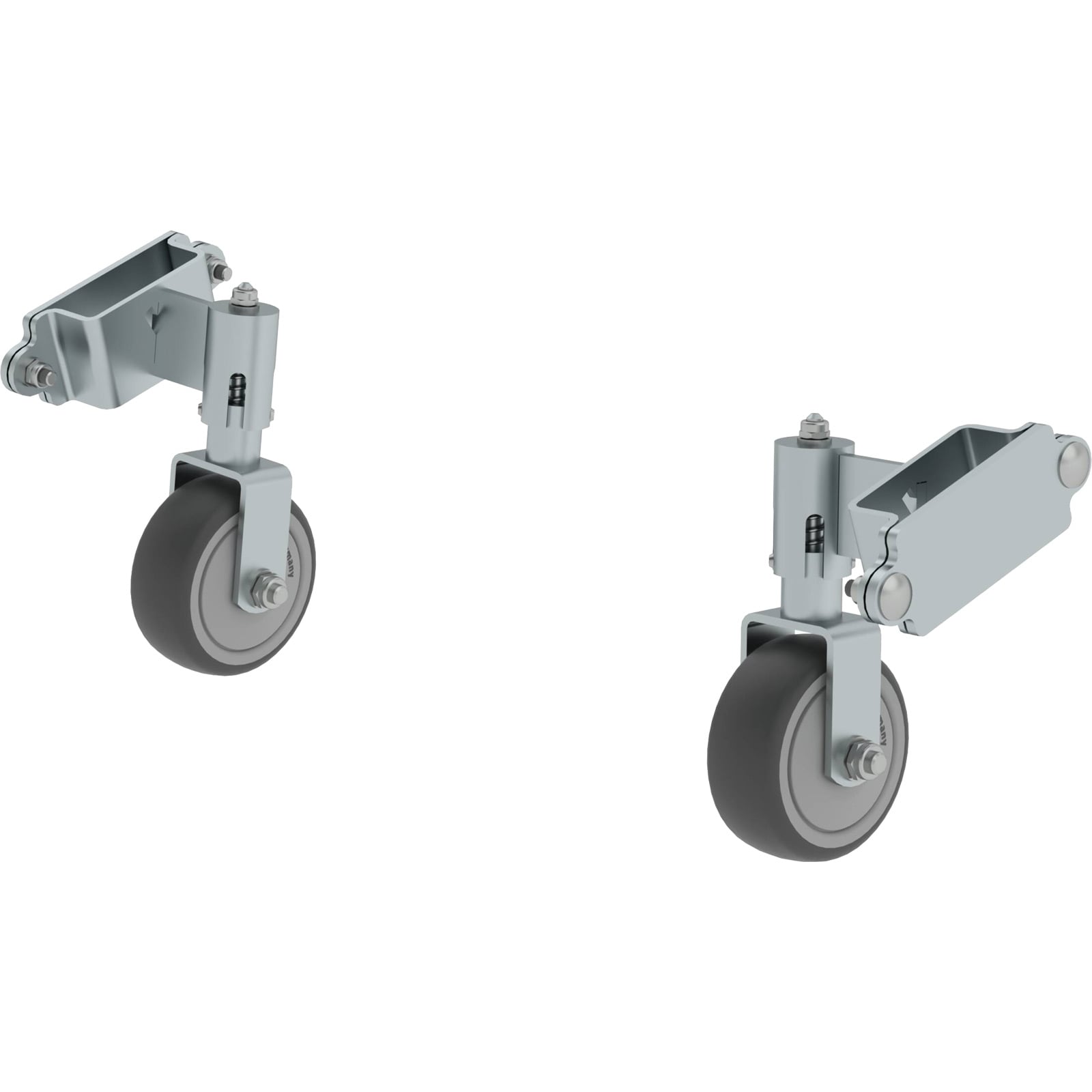 Günzburger Steigtechnik 2x Rollen anschraubbar für Holm 58 mm - 019846