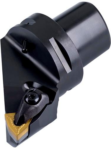 Klemmhalter ISO C5-DWLNR-35060-08 D.50mm m. Polygonkupplung Rechtslauf