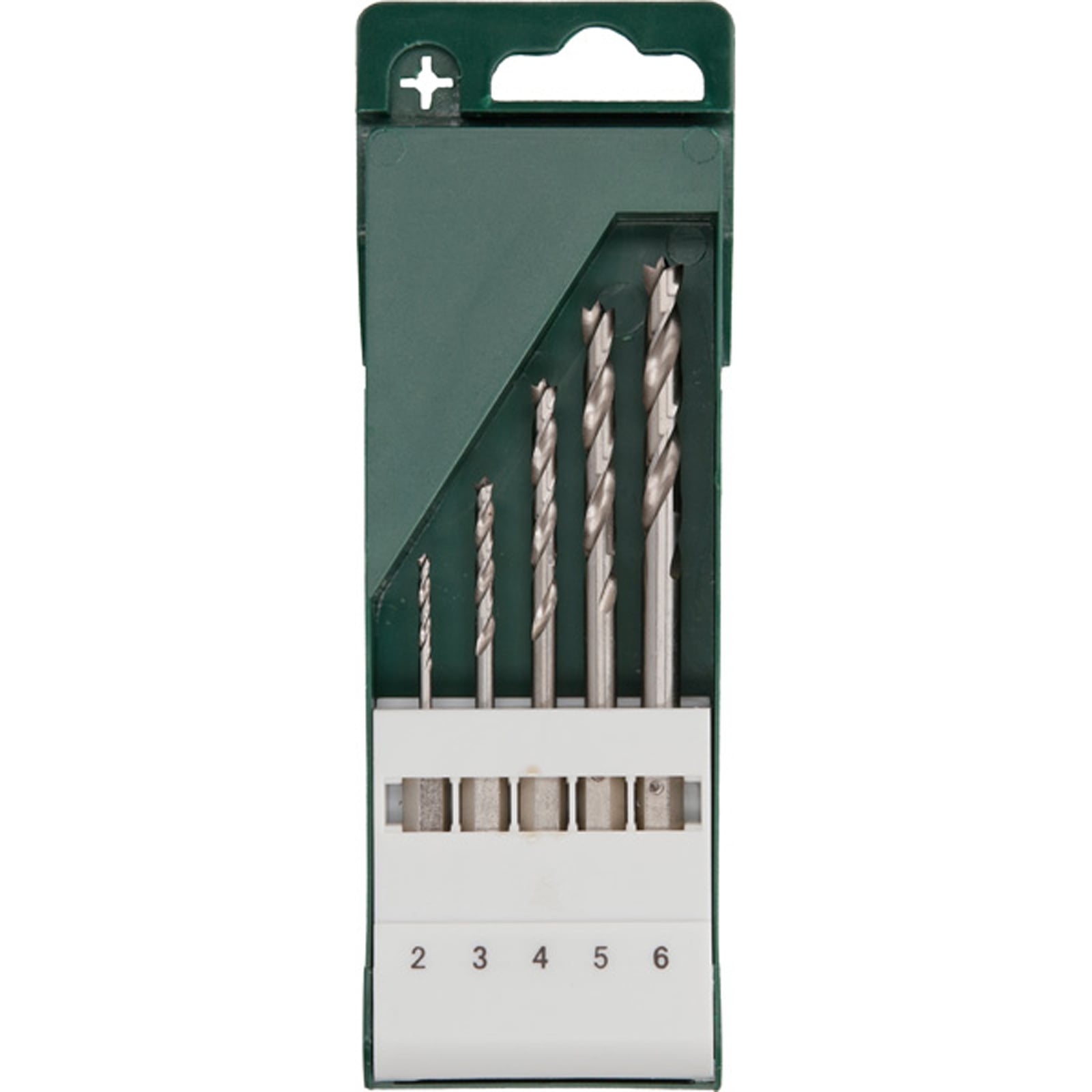 Bosch Holzbohrer-Set mit Sechskantschaft 2,0; 3,0; 4,0; 5,0; 6,0 mm 5-tlg. - 2609255326