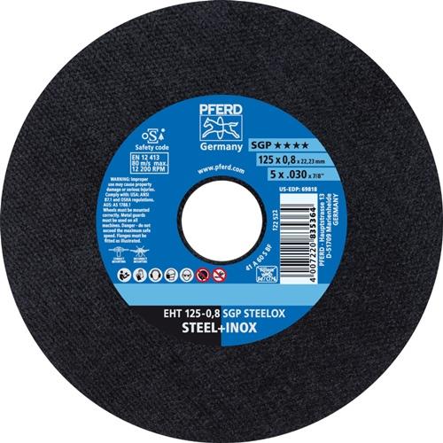 PFERD Trennscheibe SGP STEELOX Ø 125 x 0,8 mm gerade - 61341094