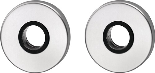 edi Dr.-Ros.051 VA F00 Schildst.8mm Drückerloch rd - 1051/0000/00