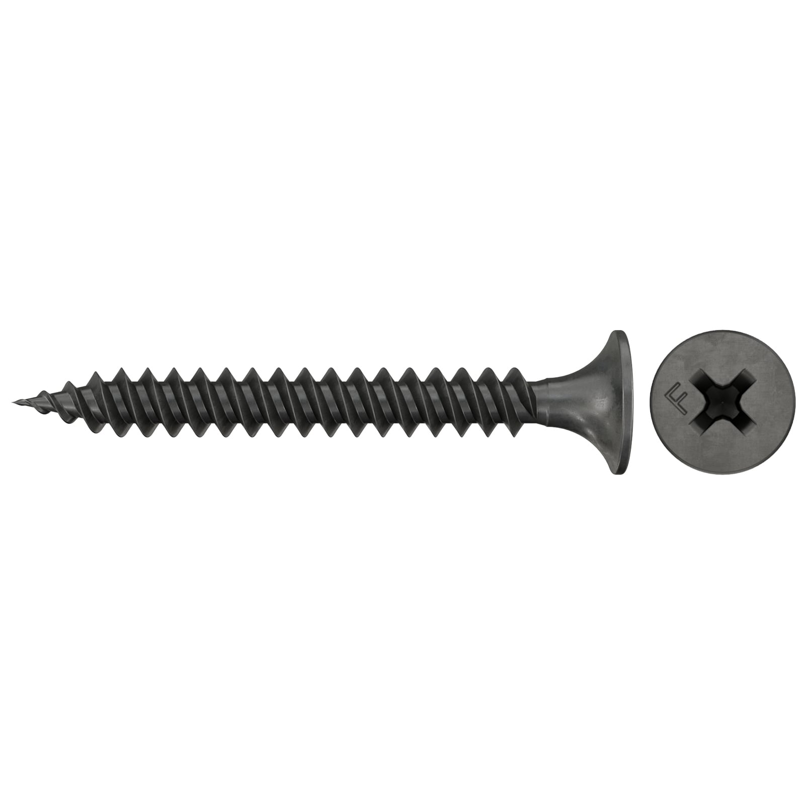 fischer Schnellbauschraube 3,9 x 25 Trompetenkopf Feingew. Kreuzschlitz PH schwarz phosphatiert - 577749