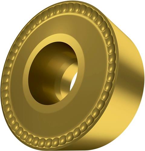 Drehwendeschneidplatte ISO RCMX 2507MOS-37:6630 D.7,2mm MT-CVD beschichtet Gold
