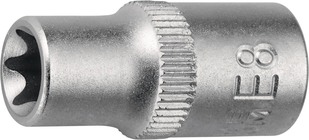 Steckschlüsseleinsatz 1/4 Zoll E E6 L.25mm TECWERK