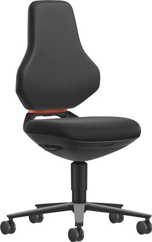 Arbeitsdrehstuhl Alu.anth.Supertec schwarz 450-620mm