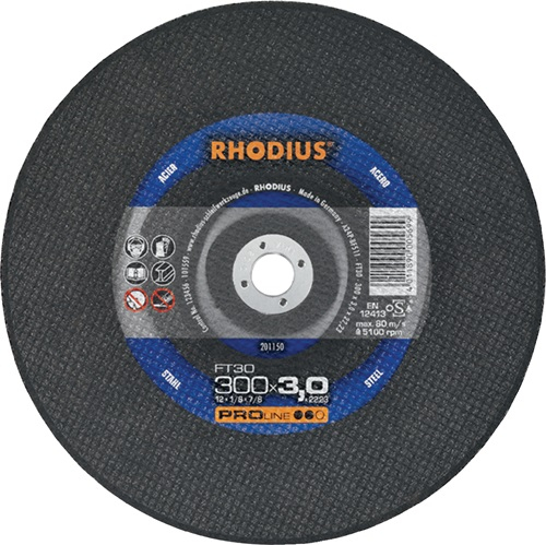 RHODIUS Trennscheibe FT30 Ø 350 x 4 mm STA 20 mm - 201182