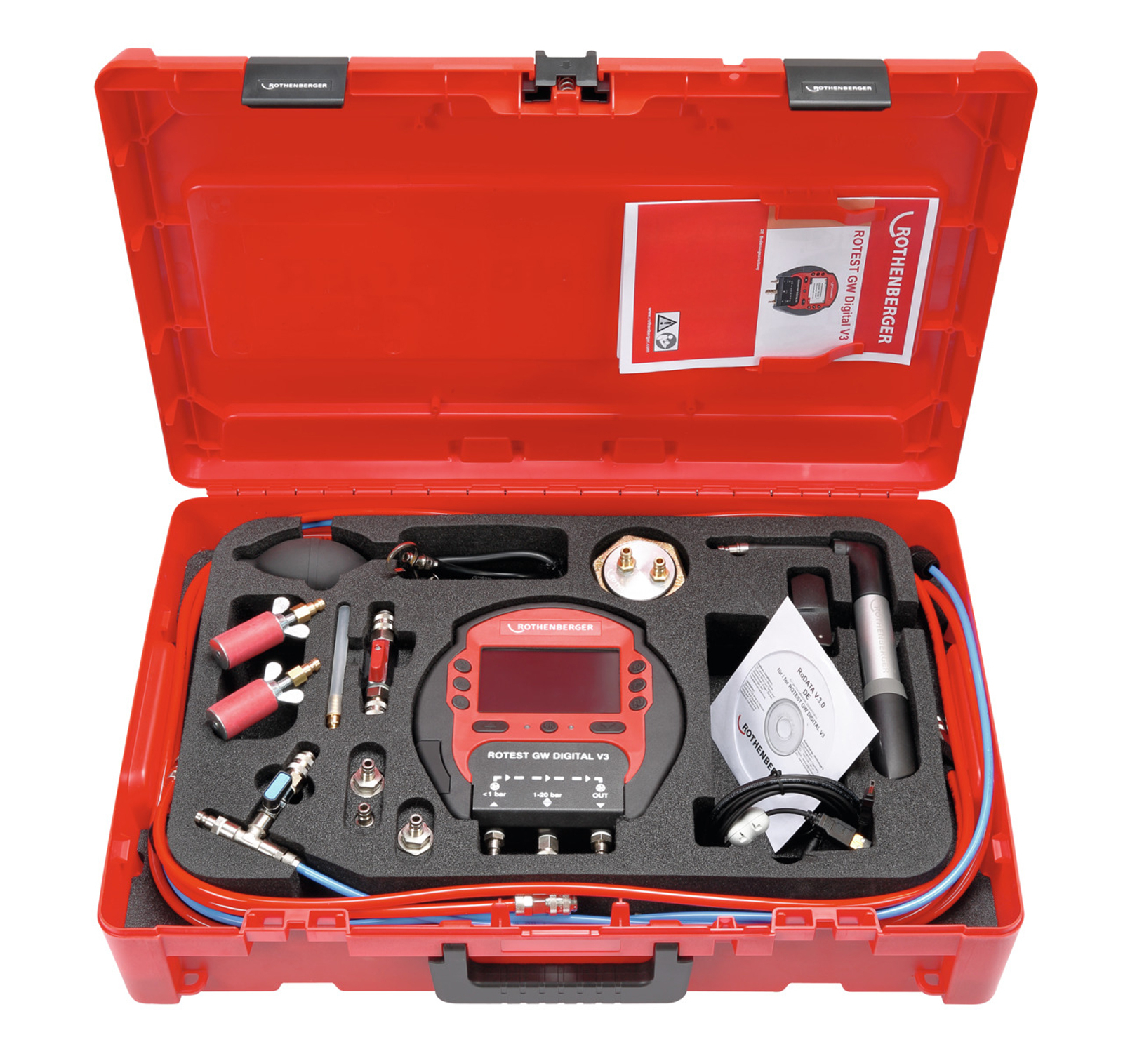 ROTHENBERGER ROTEST GW DIGITAL V3 Set Gas/Wasser - 1500002677