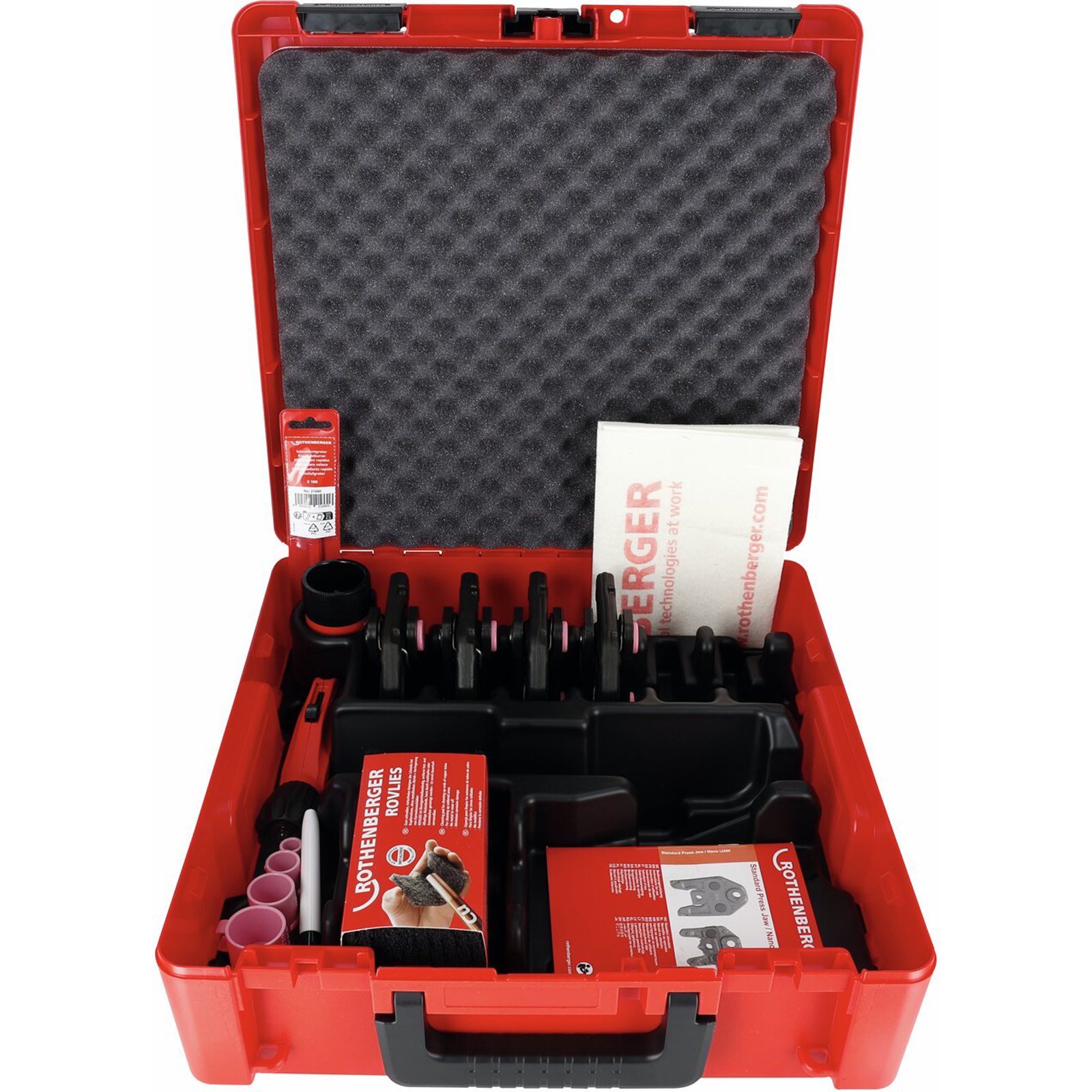 ROTHENBERGER ROMAX NANO iJAWs Set, >B< MaxiPro, 1/4-3/8-1/2-5/8" - 1000004944