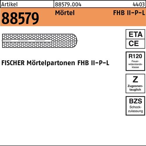 Mörtelpatrone R 88579 FHBII-P 12x120 f.FHB-L 10 Stück FISCHER