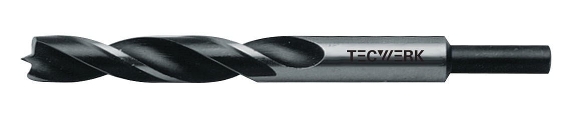 Maschinenholzspiralbohrer D.3,0mm Gesamt-L.61mm CV-Stahl TECWERK