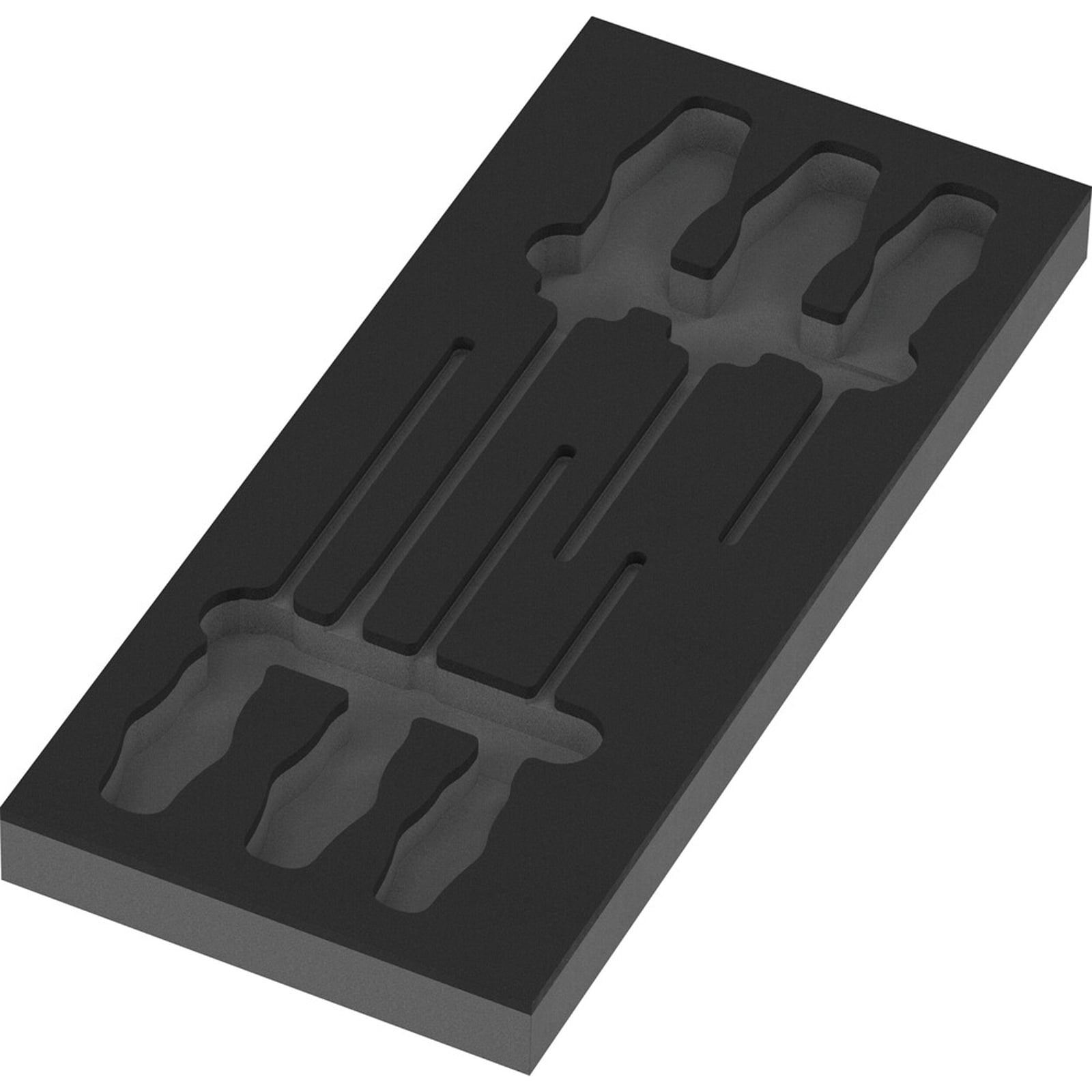 BGS Werkstattwageneinlage 1/3: Hahnenfußschlüssel-Satz 10 mm / 12,5 mm (1/2") / 20 mm (3/4") 10tlg. - 9818