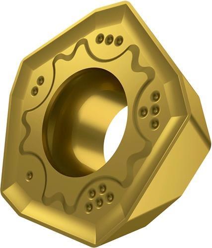Fräswendeschneidplatte ISO PDKX 0905ZEER-FM:M6330 D.5,5mm PVD beschichtet Gold