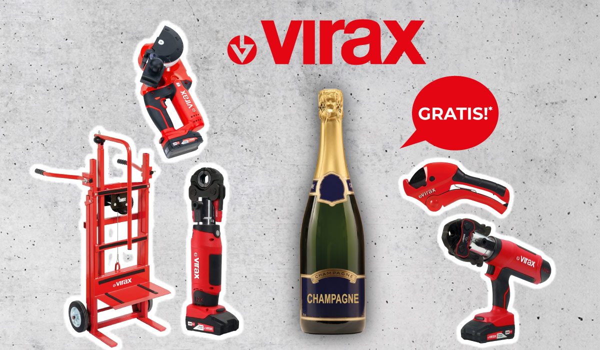 VIRAX + Gratis Champagner