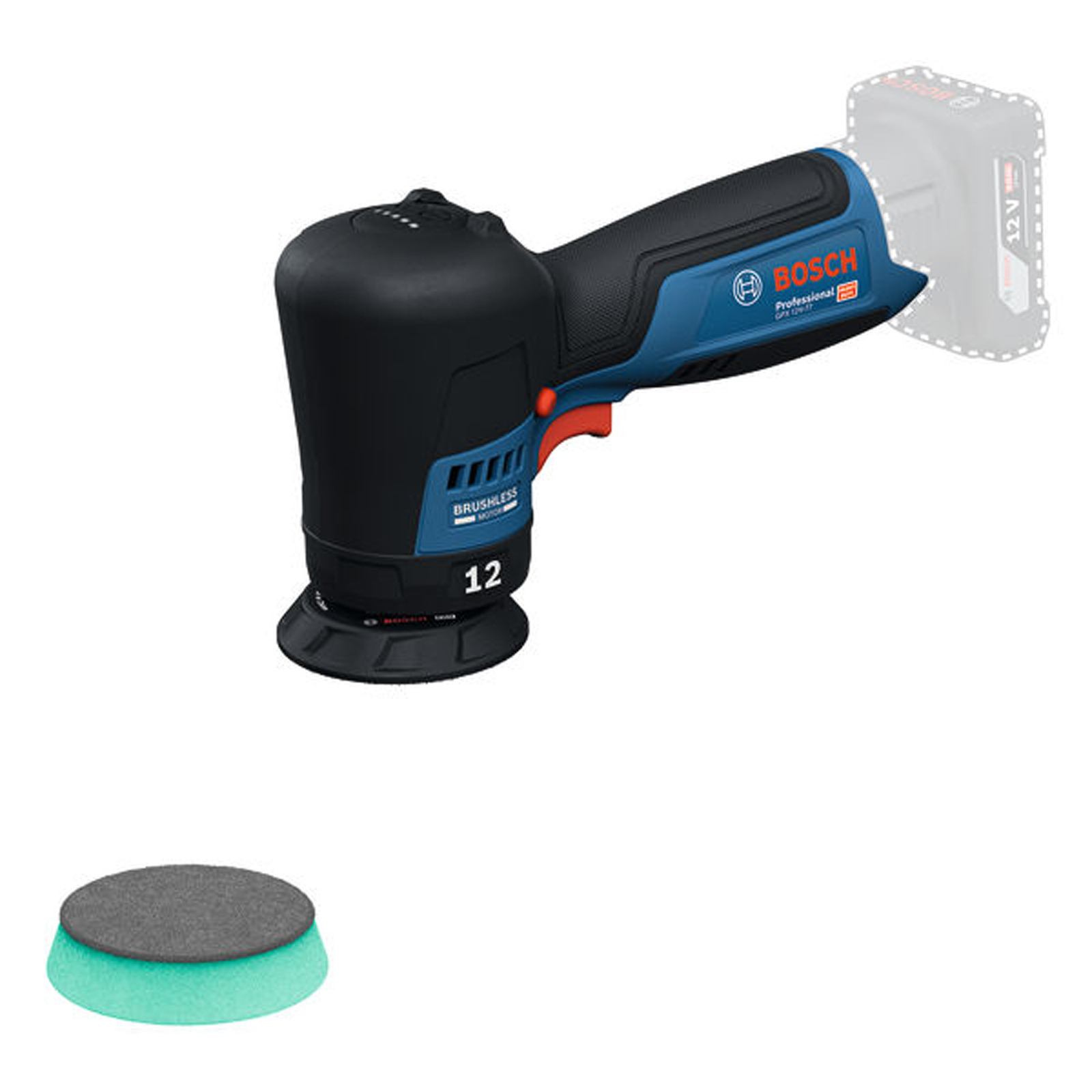 Bosch Akku-Polierer GPX 12V-77 Solo - 06019L4000