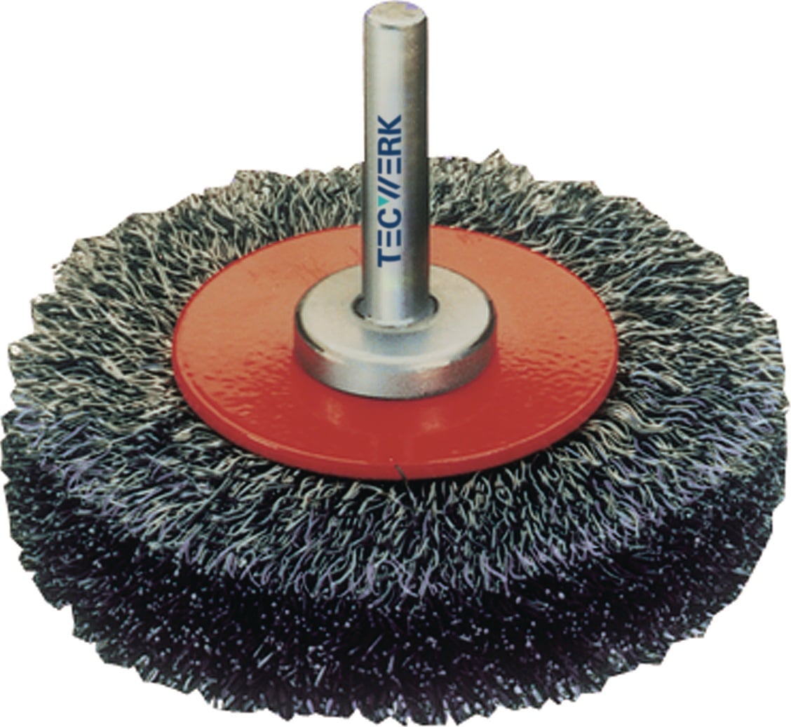 Rundbürste D.30mm Drahtstärke 0,2mm STA 9mm 20000min-¹ TECWERK