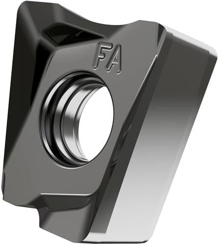 Fräswendeschneidplatte ISO LNGX 120504FR-FA:HF7 Bohrungs-D. 4,5mm Farbe Silber