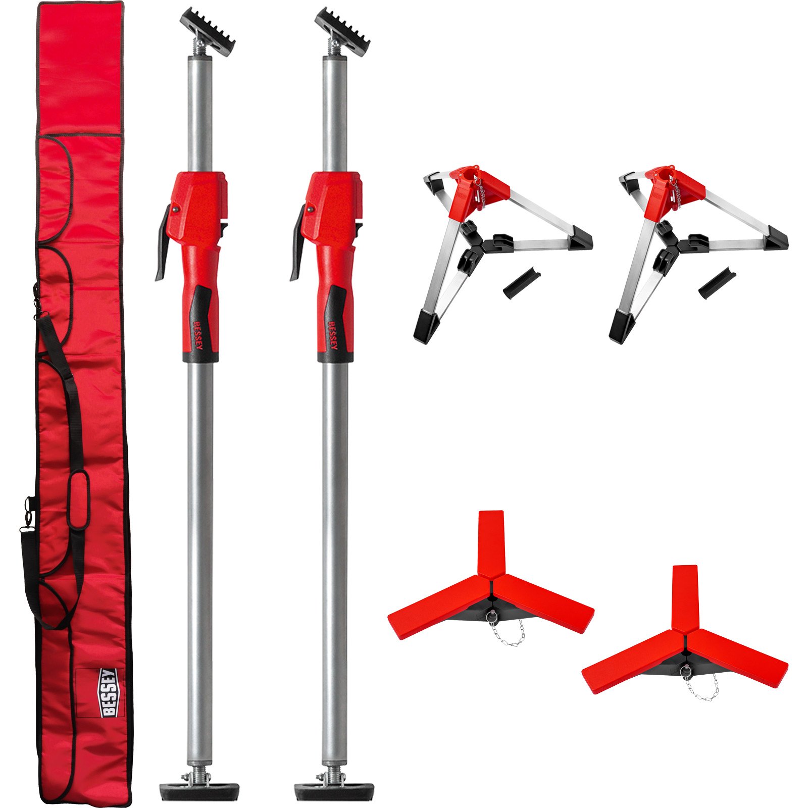 Bessey Decken- und Montagestütze STE250-SET-DS (2x STE250/2x STE-BS/2x STE-DS/1x STE-BAG)