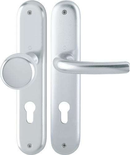 HOPPE Langschildgarnitur Tôkyô 53/273P/1710 Alu.F1 PZ 72mm DIN L/R - 2805718