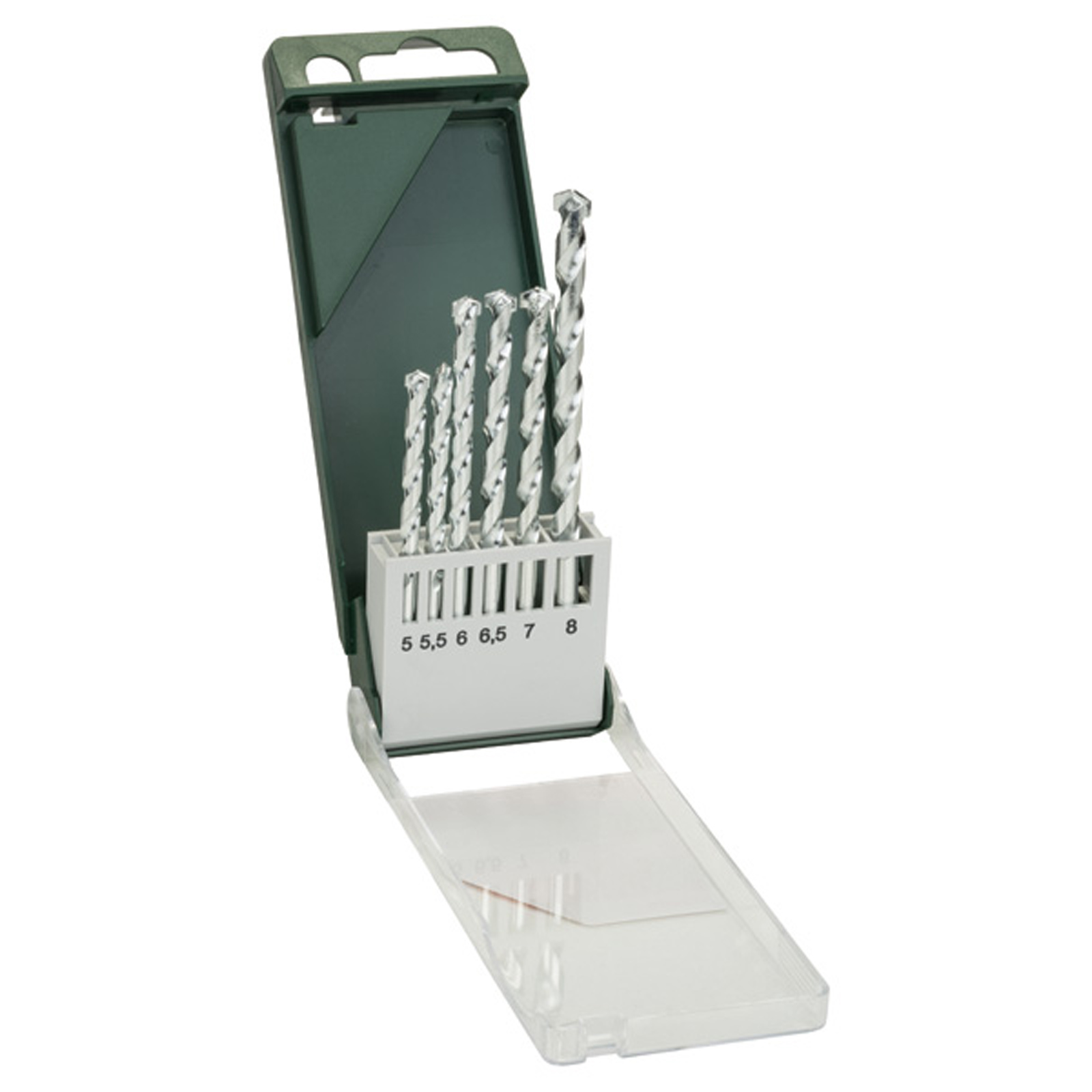 Bosch Steinbohrer-Set 5,0x85; 5,5x85 / 6,0x100 / 6,5x100 / 7,0x100 / 8,0x120, 6-tlg. - 2609255461