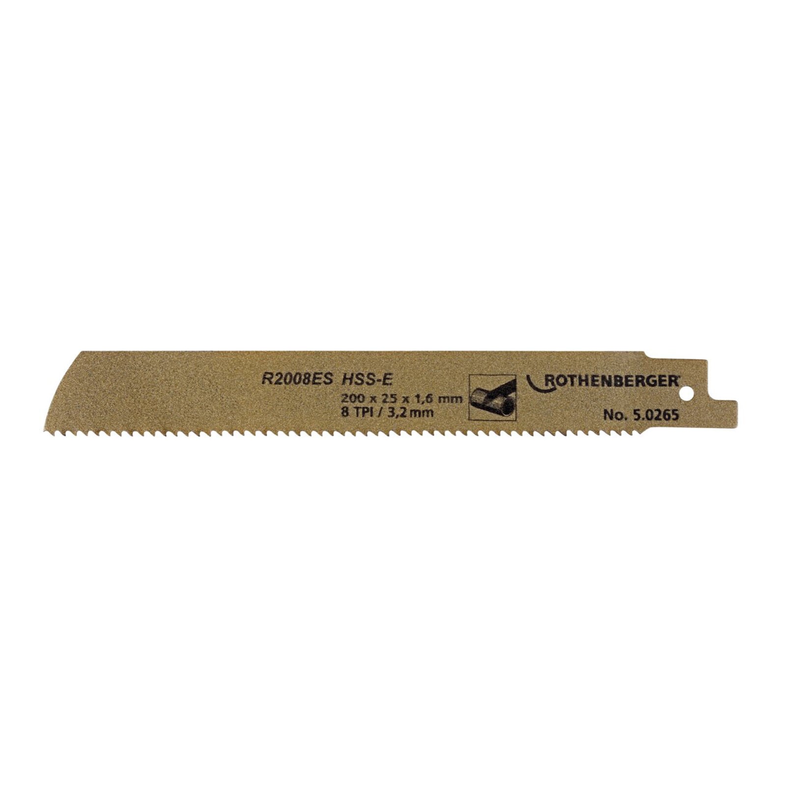 ROTHENBERGER Spezial-Rohrsägeblatt HSSE, 200x25x1,6  - 50265