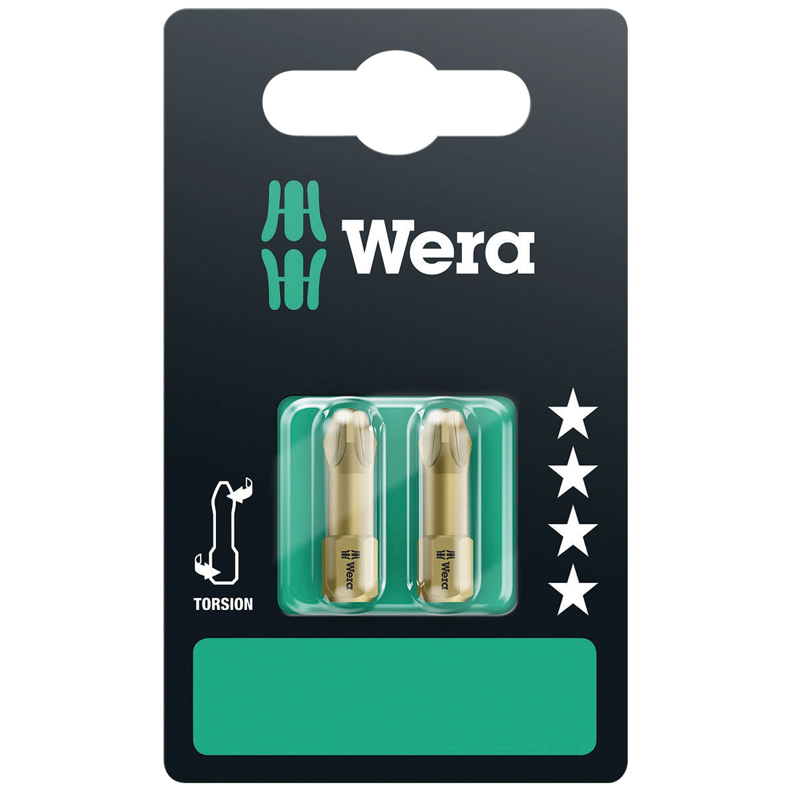 Wera 855/1 TH 2 x PZ 3x25mm SB Bits - 073372