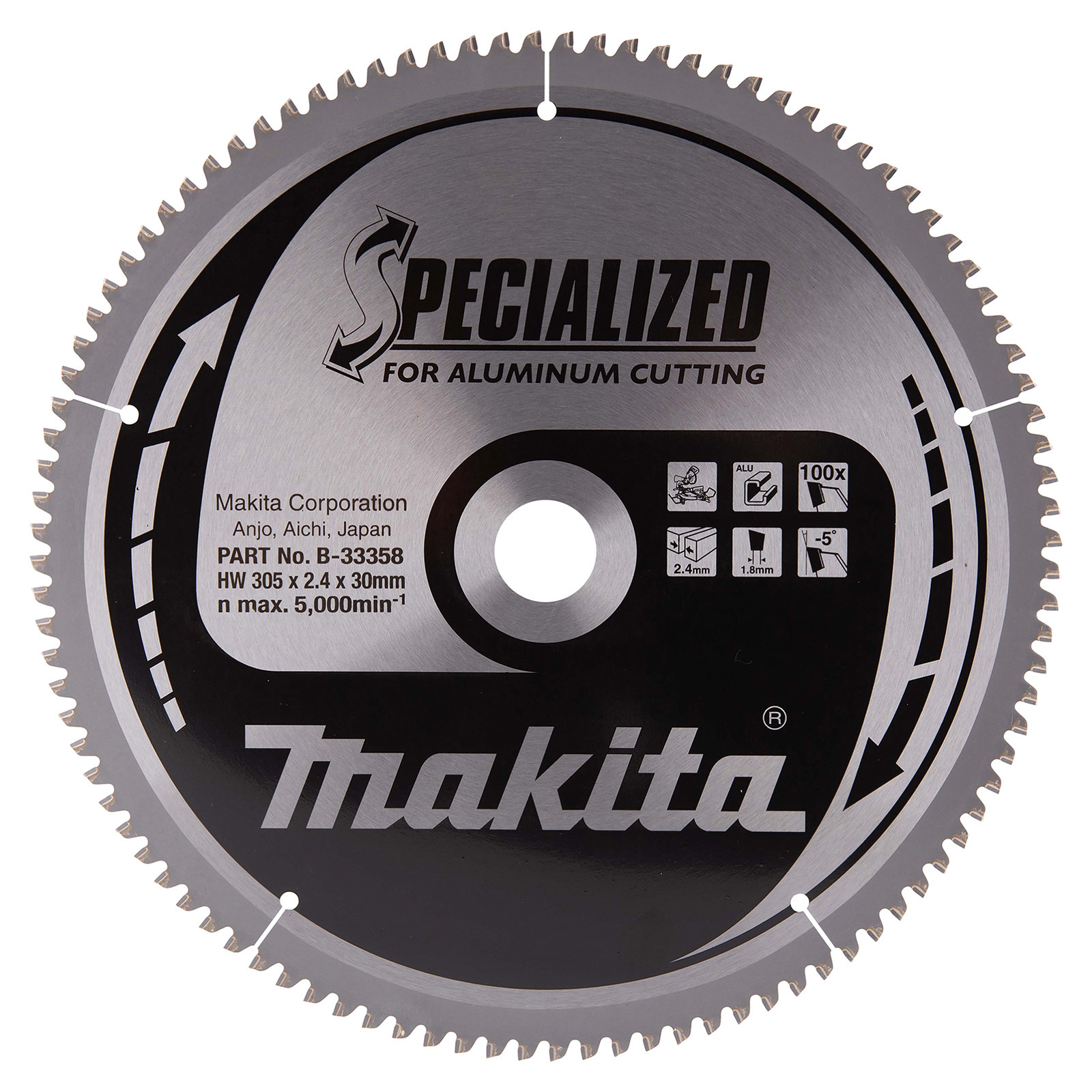 Makita SPECIALIZED Sägeblatt 305x30x100Z - B-33358