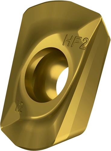 Fräswendeschneidplatte ISO ADEX 160612SR-HF2:M8330 D.4,5mm PVD beschichtet Gold