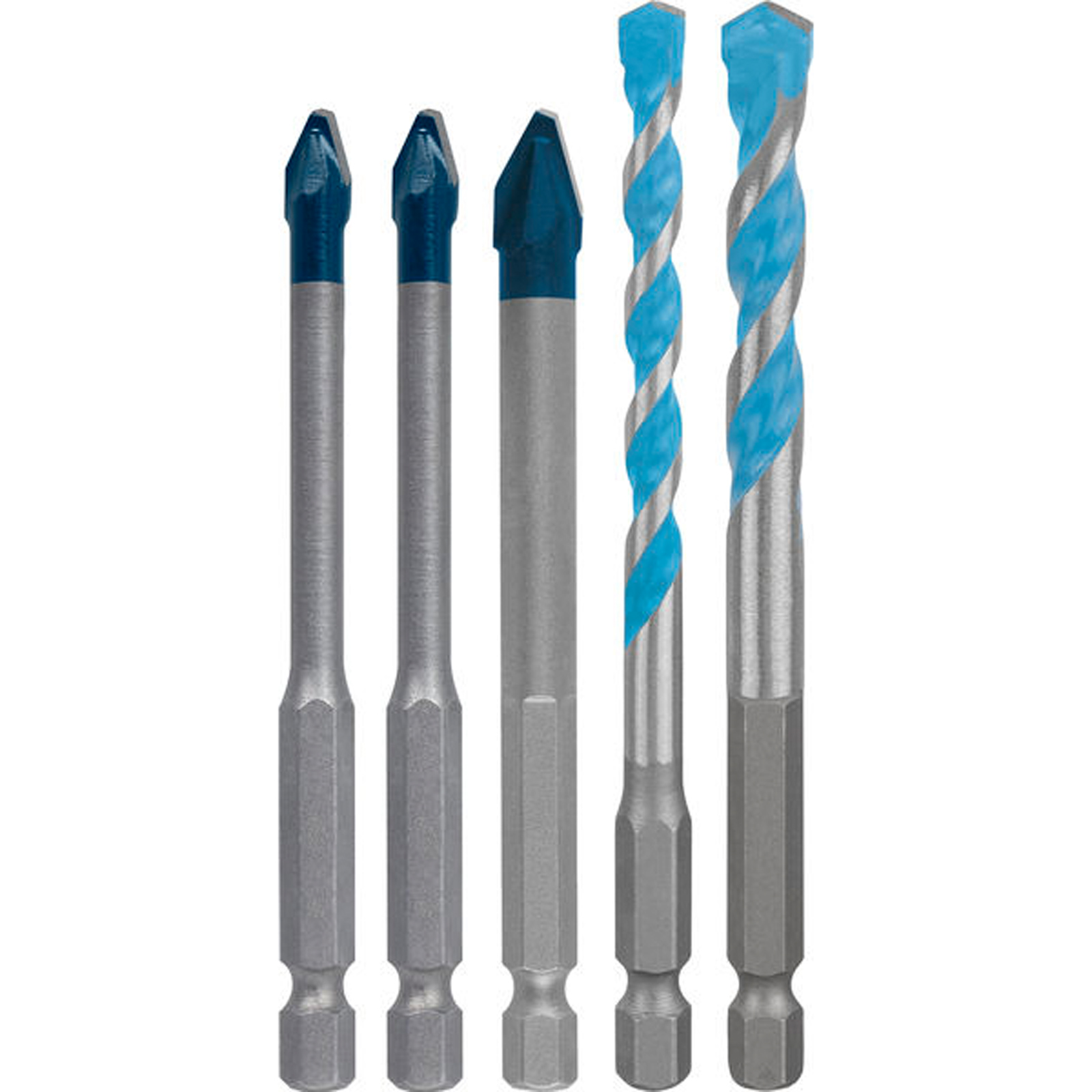 Bosch EXPERT HEX-9 Hard Ceramic und HEX-9 Multi Construction Bohrer-Set, 6/8 mm 5tlg. - 2608902314