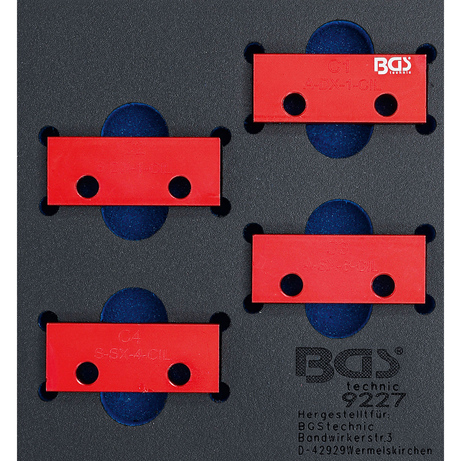 BGS Werkstattwageneinlage 1/6: Nockenwellen-Arretierwerkzeug-Satz für Alfa Romeo / Lancia 3.0l V6 24V - 9227