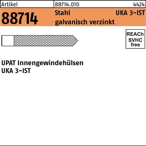 Innengewindehülse R 88714 UKA IST M16x 120 Stahl galv.verz. 5St. UPAT