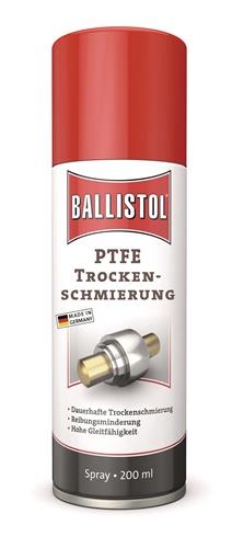 PTFE Trockenschmierung farblos/weißlich n.dem Trocknen 200ml Spraydose BALLISTOL