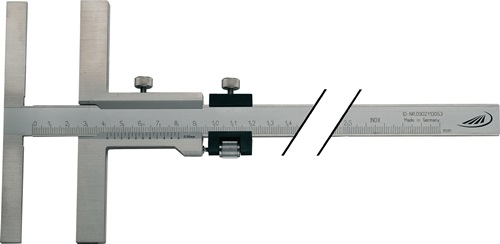 HELIOS PREISSER Anreißmessschieber 160mm m. FE Anschlag-L. 135mm - 344501