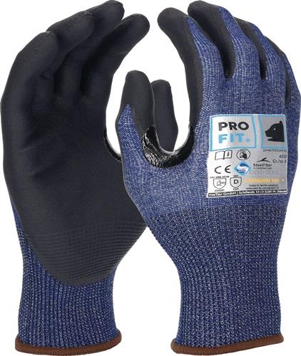Schnittschutzhandschuhe Schnittstop Pro Gr.11 blau/schwarz EN 388 PSA II PRO FIT
