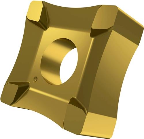 Scarfing-Schneideinsatz ISO SNMX 19-R30:6640 Radius 30mm MT-CVD beschicht. Gold