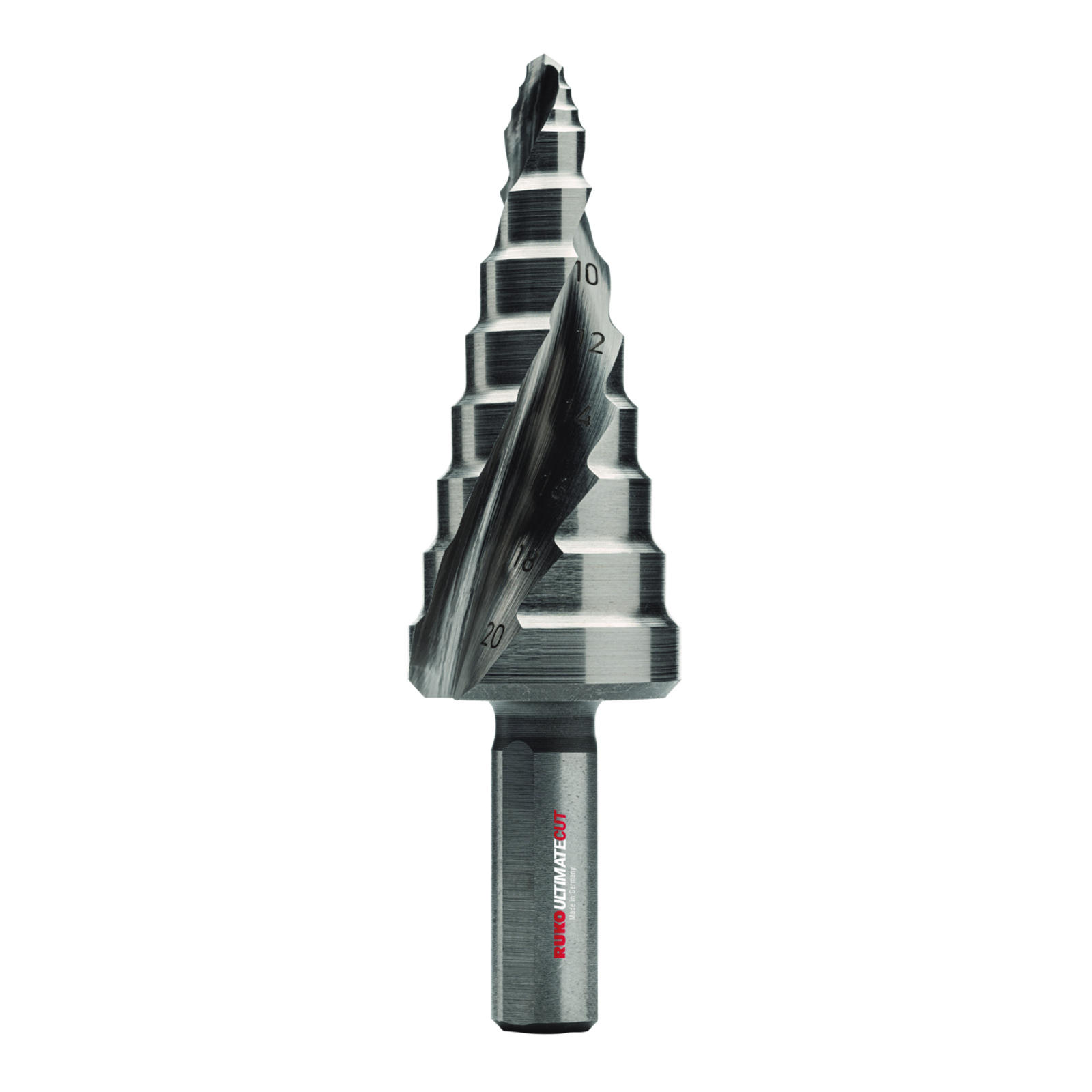 RUKO ULTIMATECUT Stufenbohrer HSS-Co 5 mit FLOWSTEP® Spitze Gr. 1 - 101651E