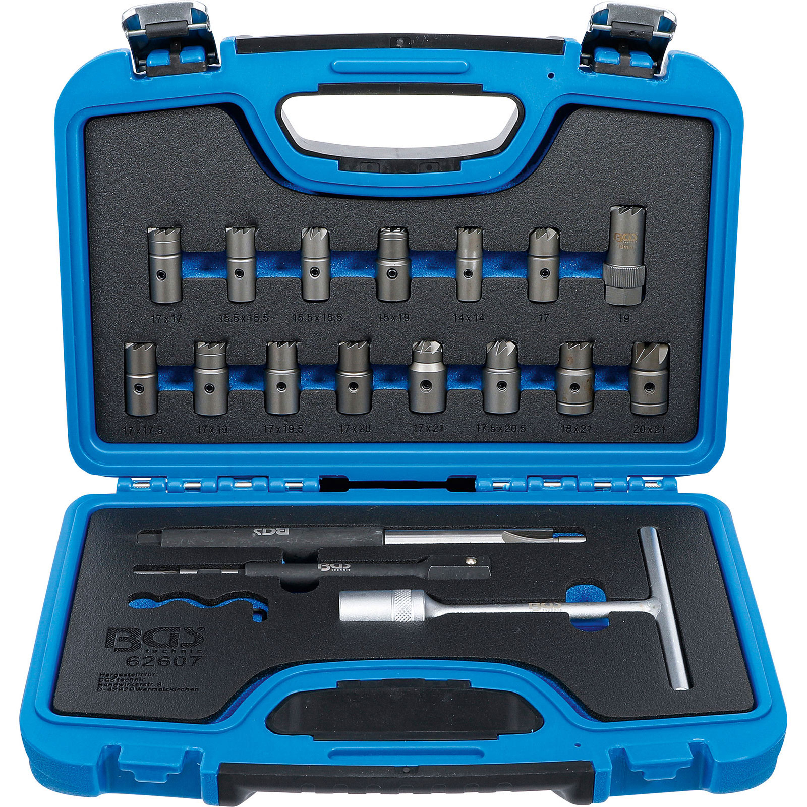 BGS Injektoren-Dichtsitz-Fräser-Satz 19tlg. - 62607